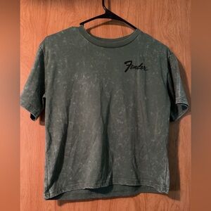Fender Rock n Roll Dark Green Tee